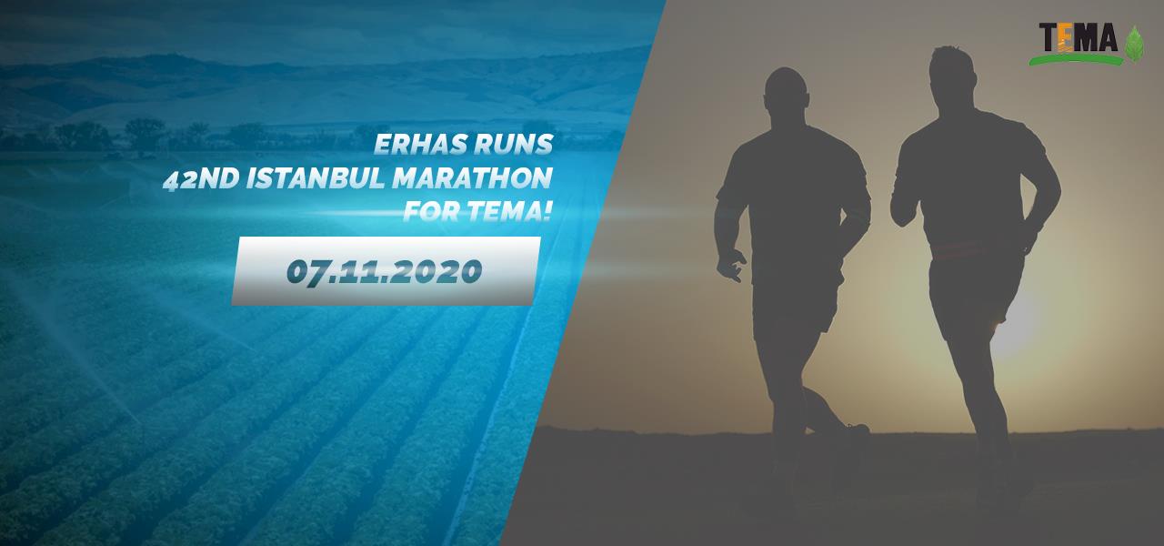 Erhas runs 42nd Istanbul Marathon for TEMA!