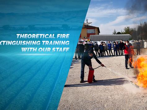 Theoretical Fire Extinguishing Training with Our Staff
