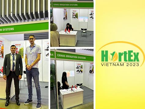We are at Hortex Fair in Vietnam